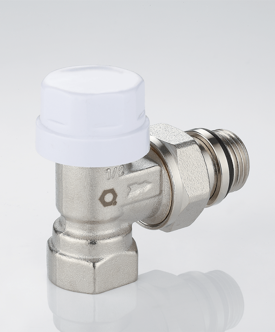 Angle de la vanne thermostatique