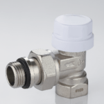 Angle de la vanne thermostatique