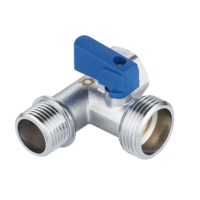 Vanne à boisseau sphérique en T, connexion femelle-mâle pour machine à laver