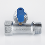 Vanne à boisseau sphérique en T, connexion femelle-mâle pour machine à laver