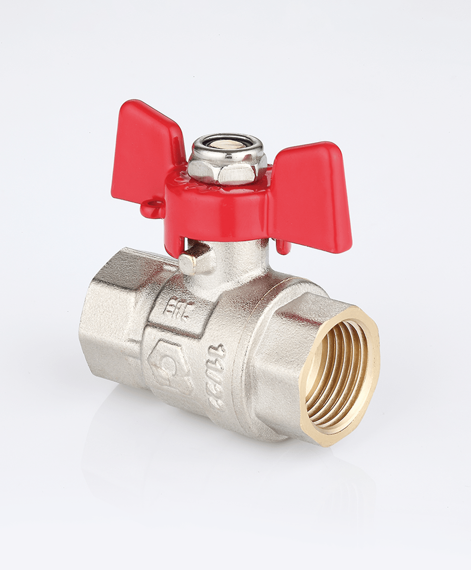 Ball valve female-Шар клапаны Т тұтқасы бар әйел-әйел қосылымыconnection with T handle