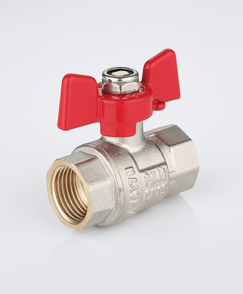 Ball valve female-Шар клапаны Т тұтқасы бар әйел-әйел қосылымыconnection with T handle