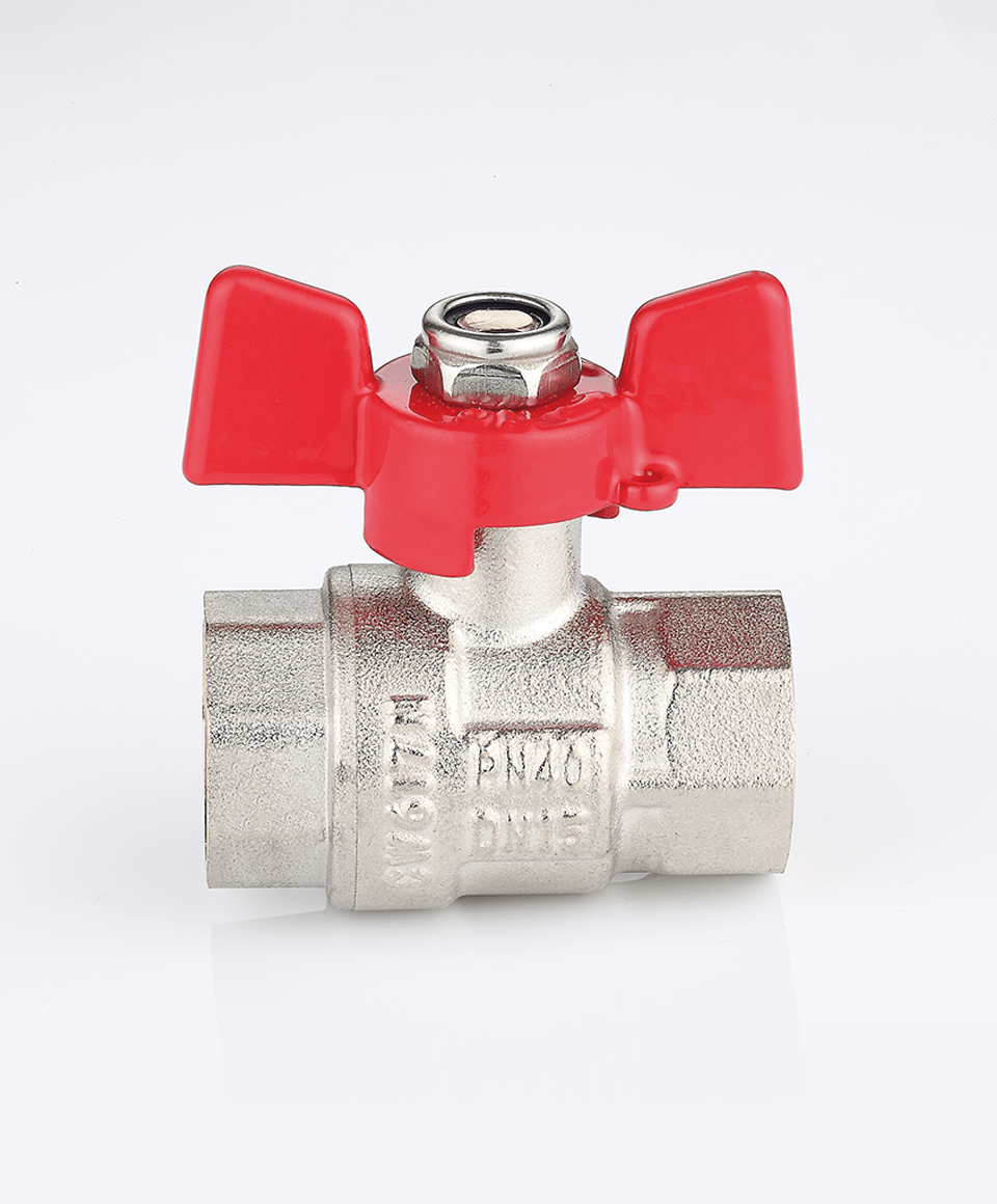 Ball valve female-Шар клапаны Т тұтқасы бар әйел-әйел қосылымыconnection with T handle