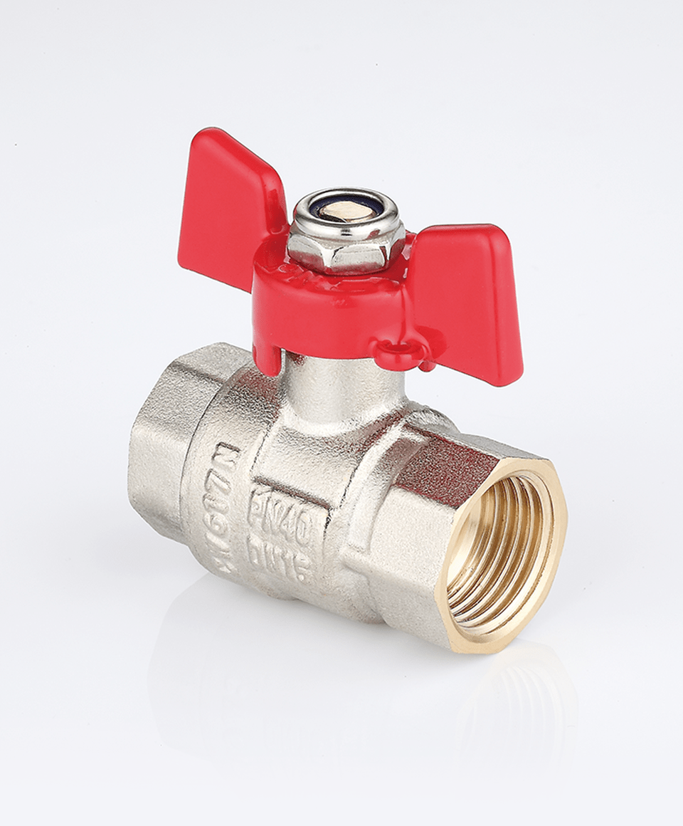 Ball valve female-Шар клапаны Т тұтқасы бар әйел-әйел қосылымыconnection with T handle