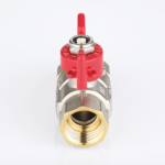 Ball valve with tail piece connections