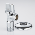 Under-sink angle ball valve