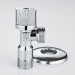 Under-sink angle ball valve