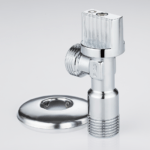 Under-sink angle ball valve