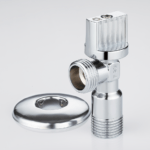 Under-sink angle ball valve