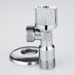 Under-sink angle ball valve