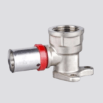 Wallplate elbow press fitting