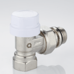 Thermostatic valve angle