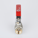 Ball valve female-female connection with lever handle