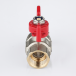 Ball valve female-male connection with T handle