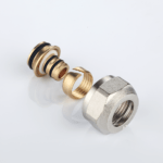 Pipe connector for PEX pipes