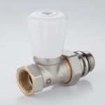 Manual radiator valve straight