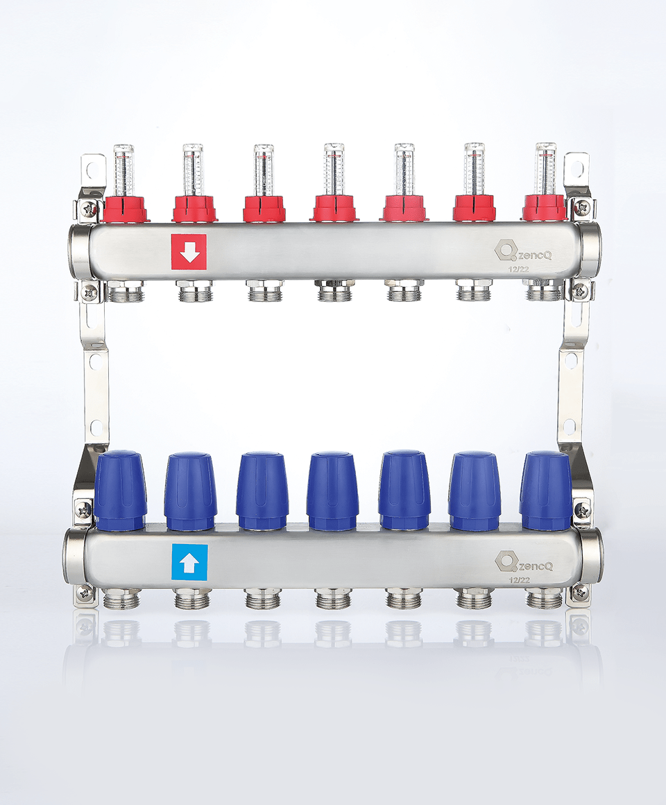 Manifold with flowmeters