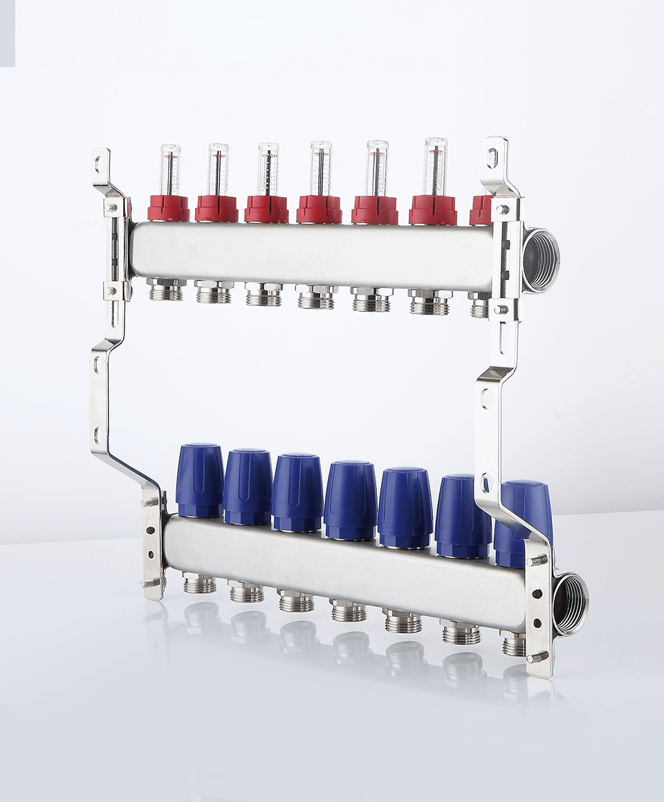 Manifold with flowmeters