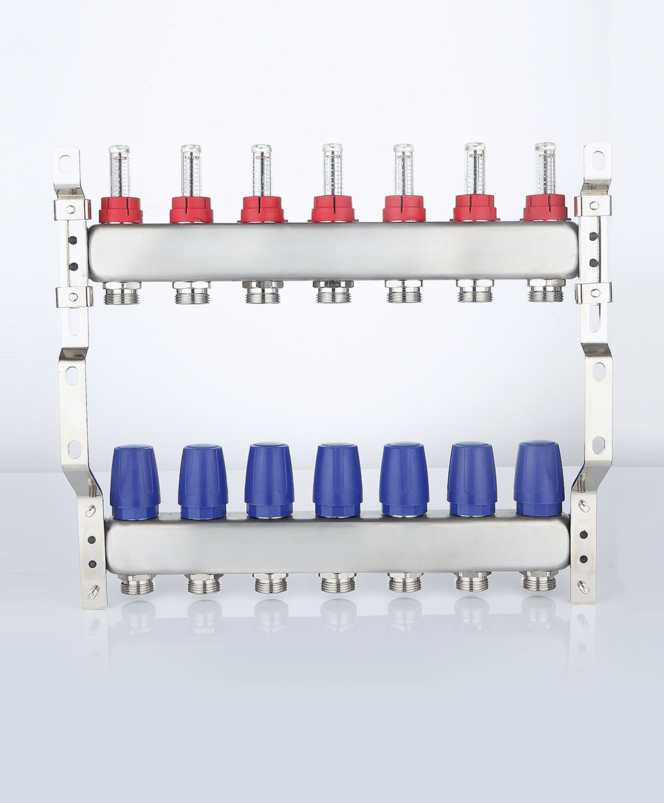 Manifold with flowmeters