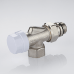 Thermostatic valve axial